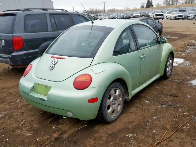 3VWCB21C22M400392 - 2002 VOLKSWAGEN NEW BEETLE Grün Foto 4