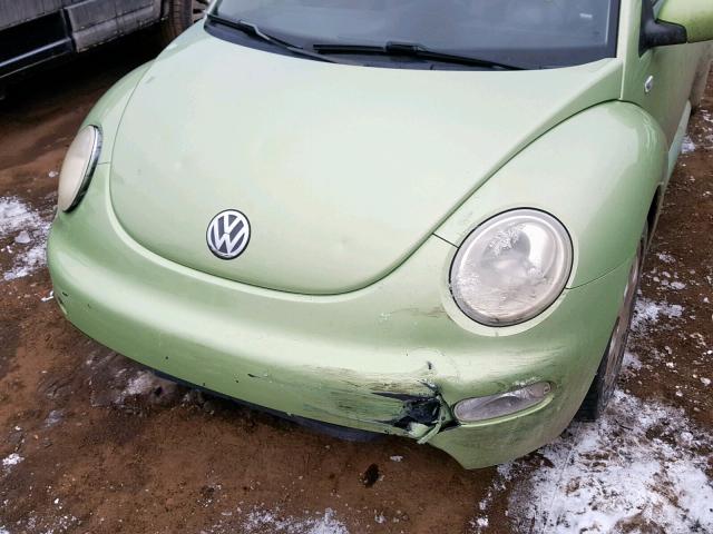 3VWCB21C22M400392 - 2002 VOLKSWAGEN NEW BEETLE Grün Foto 9