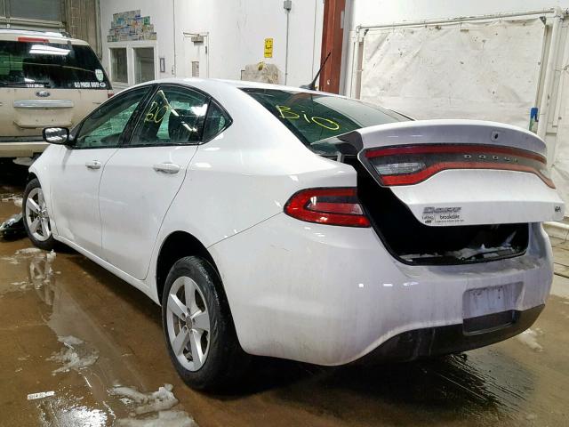 1C3CDFBB9GD515931 - 2016 DODGE DART SXT WHITE photo 3