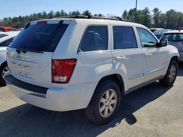 1J8GR58K19C528688 - 2009 JEEP GRAND CHER WHITE photo 4