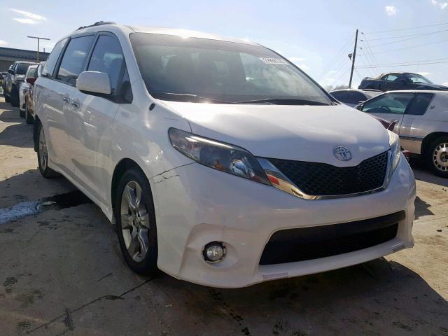 5TDXK3DC1DS302480 - 2013 TOYOTA SIENNA SPO WHITE photo 1