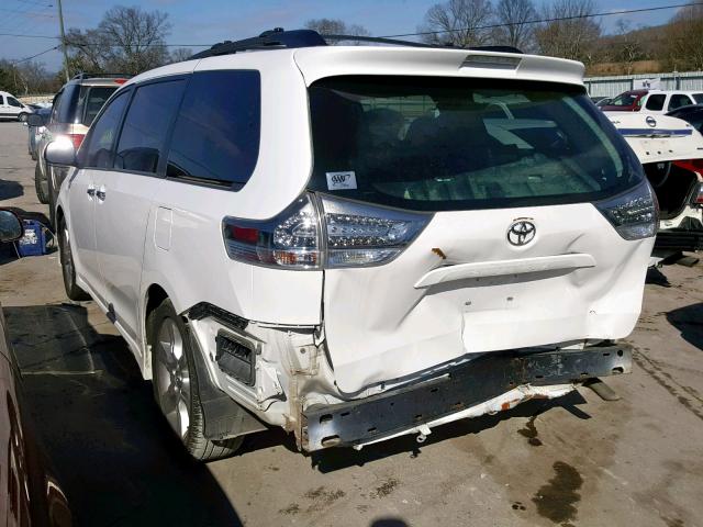 5TDXK3DC1DS302480 - 2013 TOYOTA SIENNA SPO WHITE photo 3