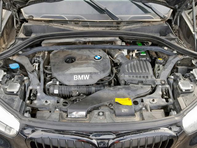 WBXHT3C38GP880709 - 2016 BMW X1 XDRIVE2 BLACK photo 7