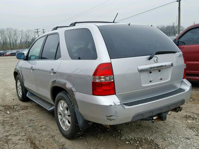 2HNYD18693H530483 - 2003 ACURA MDX TOURIN GRAY photo 3