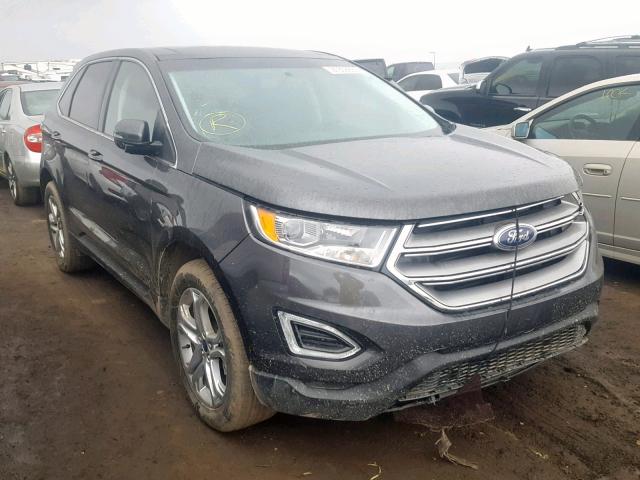 2FMPK3K99HBB75326 - 2017 FORD EDGE TITAN CHARCOAL photo 1