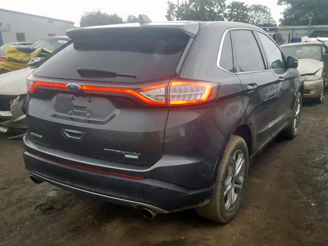 2FMPK3K99HBB75326 - 2017 FORD EDGE TITAN CHARCOAL photo 4