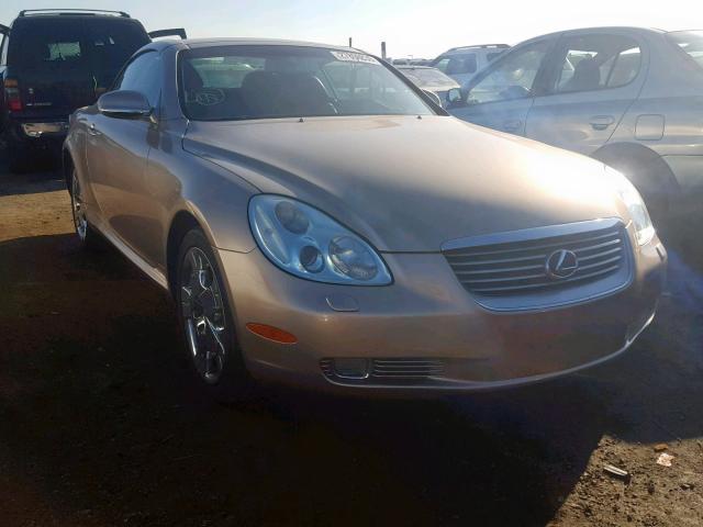 JTHFN48Y050069595 - 2005 LEXUS SC 430 GOLD photo 1