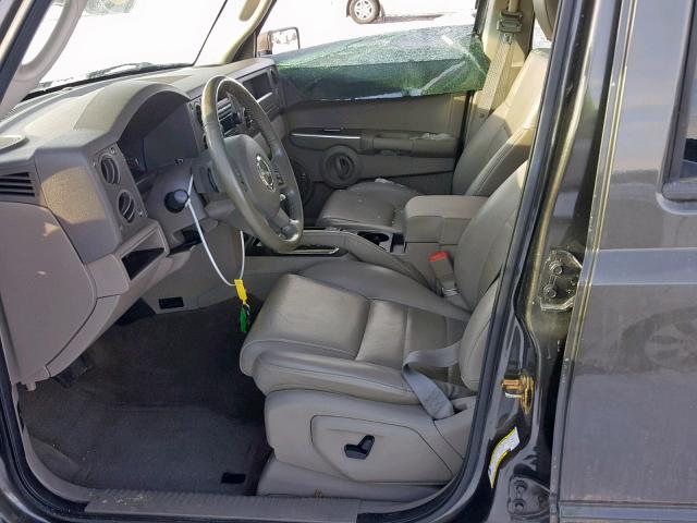 1J8HG48N46C288840 - 2006 JEEP COMMANDER GRAY photo 5