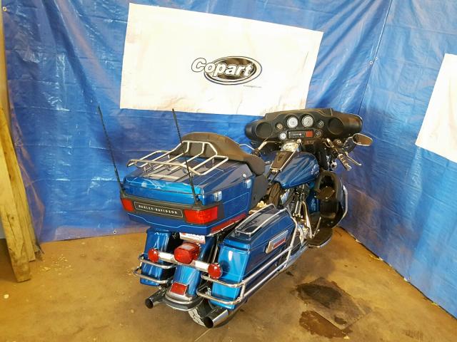 1HD1FCW135Y665907 - 2005 HARLEY-DAVIDSON FLHTCUI BLUE photo 4