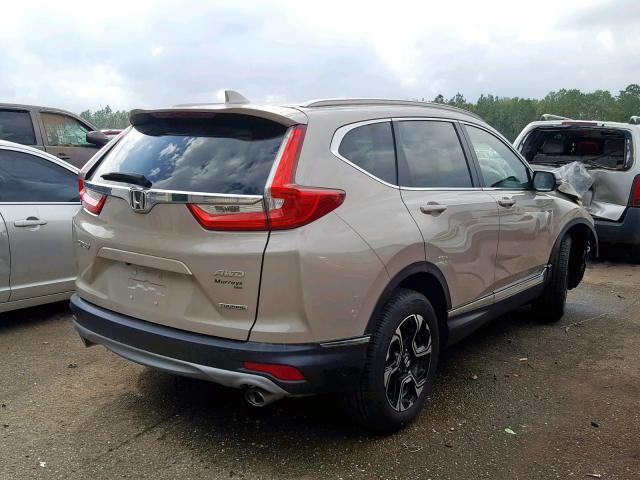 5J6RW2H98HL025740 - 2017 HONDA CR-V TOURI BEIGE photo 4