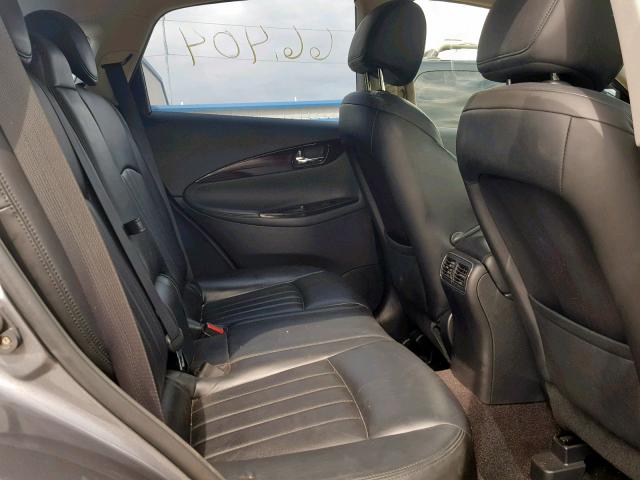 JN1AJ0HP6BM800593 - 2011 INFINITI EX35 BASE GRAY photo 6