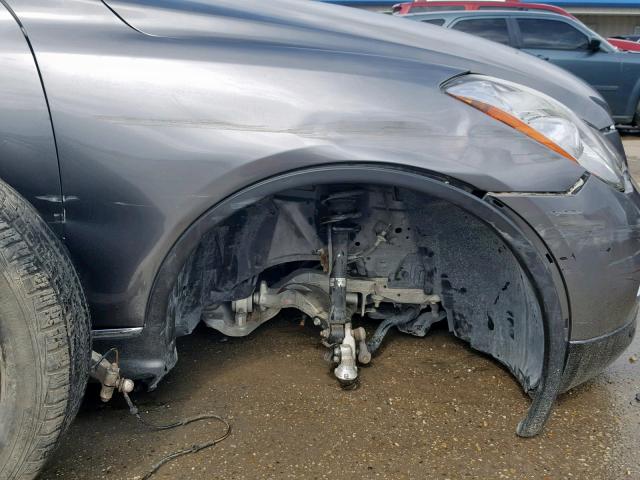 JN1AJ0HP6BM800593 - 2011 INFINITI EX35 BASE GRAY photo 9