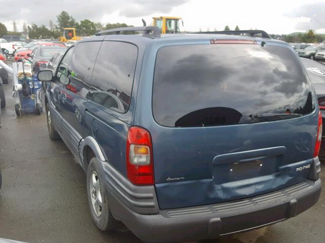 1GMDX03E84D112012 - 2004 PONTIAC MONTANA BLUE photo 3