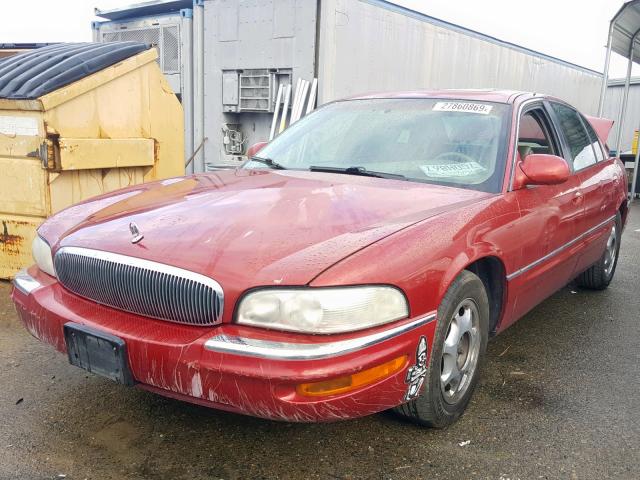 1G4CW52K6X4650229 - 1999 BUICK PARK AVENU RED photo 2