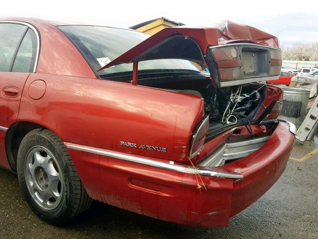 1G4CW52K6X4650229 - 1999 BUICK PARK AVENU RED photo 9