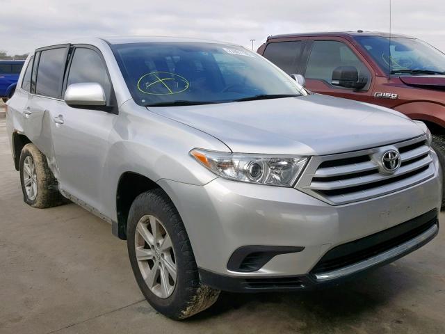 5TDZA3EH7DS041488 - 2013 TOYOTA HIGHLANDER WHITE photo 1