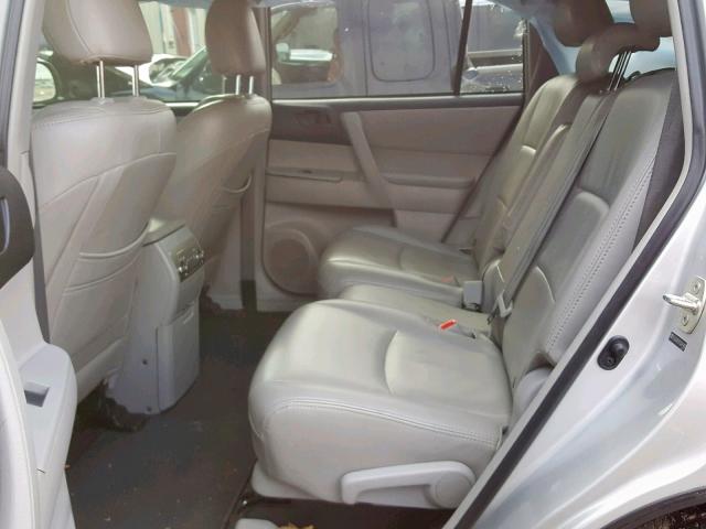 5TDZA3EH7DS041488 - 2013 TOYOTA HIGHLANDER WHITE photo 6