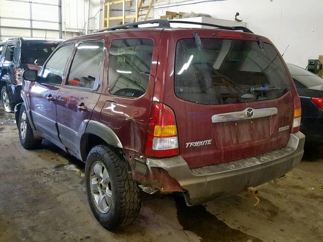 4F2CZ96184KM24818 - 2004 MAZDA TRIBUTE ES მუქწითელი ფოტო 3