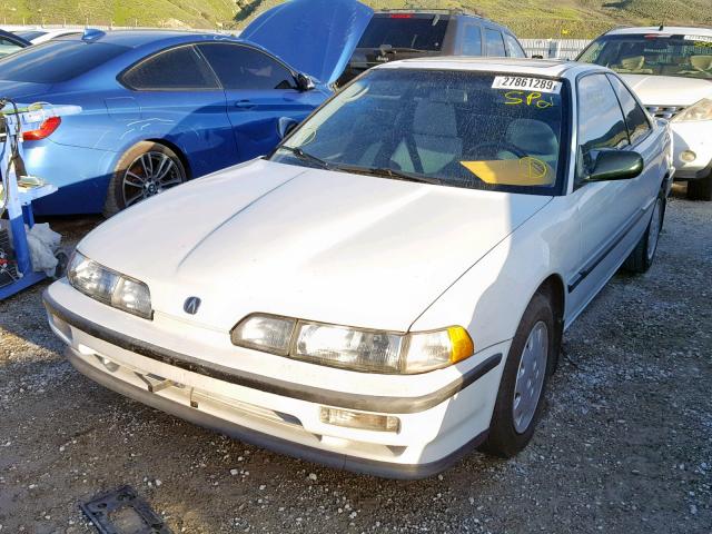 JH4DA9353MS039068 - 1991 ACURA INTEGRA LS WHITE photo 2