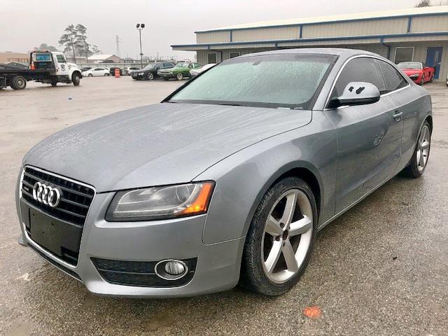 WAUDK78T09A034530 - 2009 AUDI A5 QUATTRO GRAY photo 2