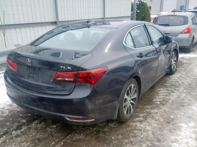 19UUB1F50FA001982 - 2015 ACURA TLX TECH GRAY photo 4