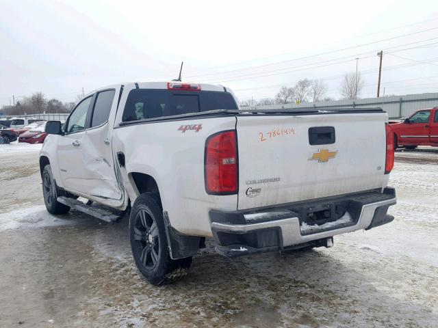 1GCGTCE32G1234364 - 2016 CHEVROLET COLORADO L WHITE photo 3