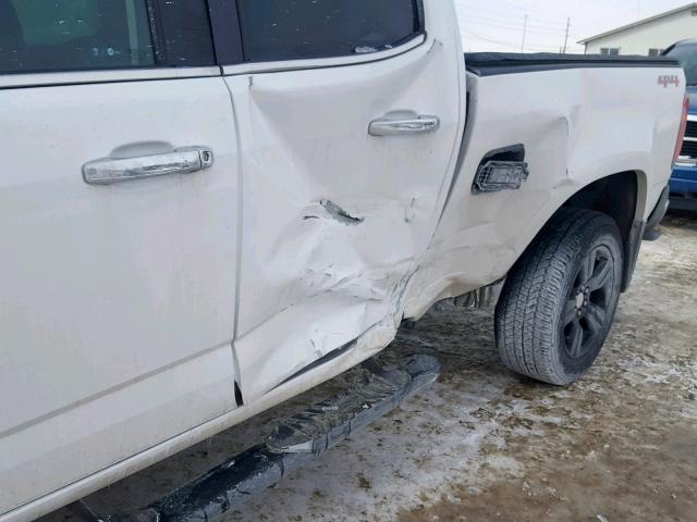 1GCGTCE32G1234364 - 2016 CHEVROLET COLORADO L WHITE photo 9
