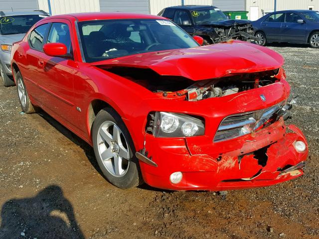 2B3CA3CVXAH292919 - 2010 DODGE CHARGER SX RED photo 1