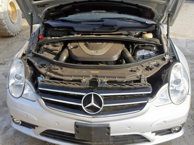 4JGCB6FE7AA111150 - 2010 MERCEDES-BENZ R 350 4MAT SILVER photo 7