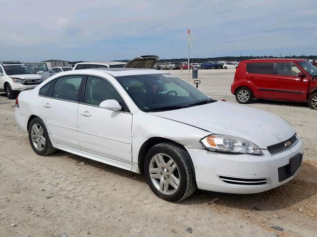 2G1WB5E32E1147218 - 2014 CHEVROLET IMPALA LIM WHITE photo 1