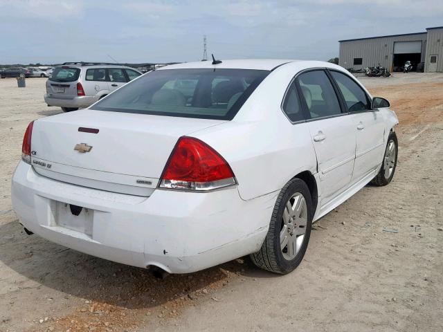 2G1WB5E32E1147218 - 2014 CHEVROLET IMPALA LIM WHITE photo 4