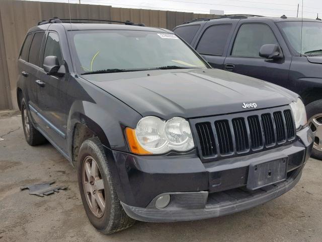 1J8GR48K28C165245 - 2008 JEEP GRAND CHER BLACK photo 1