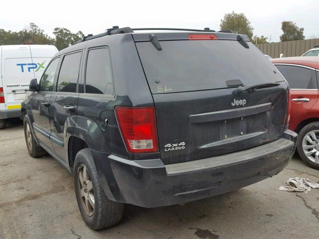 1J8GR48K28C165245 - 2008 JEEP GRAND CHER BLACK photo 3