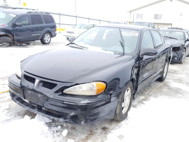 1G2NE52E05M154421 - 2005 PONTIAC GRAND AM S BLACK photo 2
