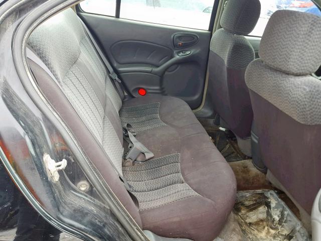 1G2NE52E05M154421 - 2005 PONTIAC GRAND AM S BLACK photo 6