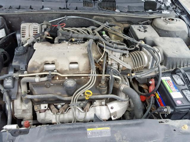 1G2NE52E05M154421 - 2005 PONTIAC GRAND AM S BLACK photo 7