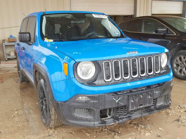 ZACCJAAT2FPB79038 - 2015 JEEP RENEGADE S ლურჯი ფოტო 1