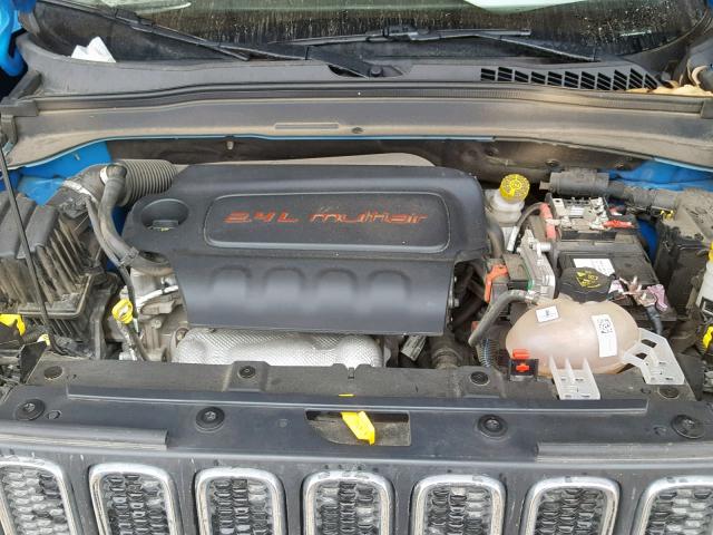 ZACCJAAT2FPB79038 - 2015 JEEP RENEGADE S ლურჯი ფოტო 7