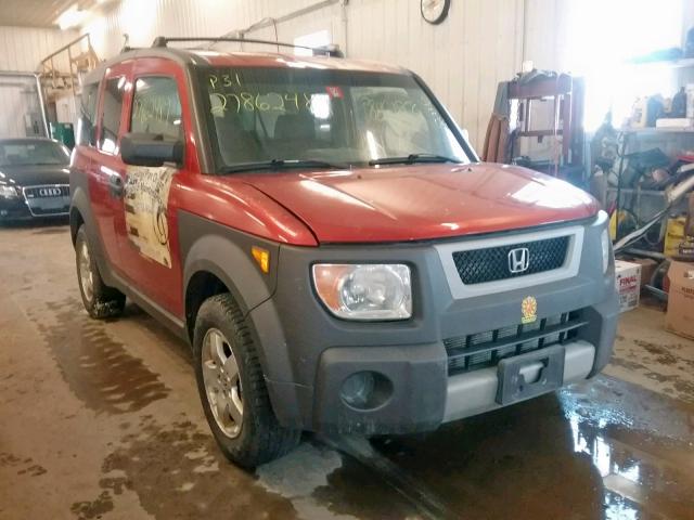 5J6YH28514L031165 - 2004 HONDA ELEMENT EX ORANGE photo 1