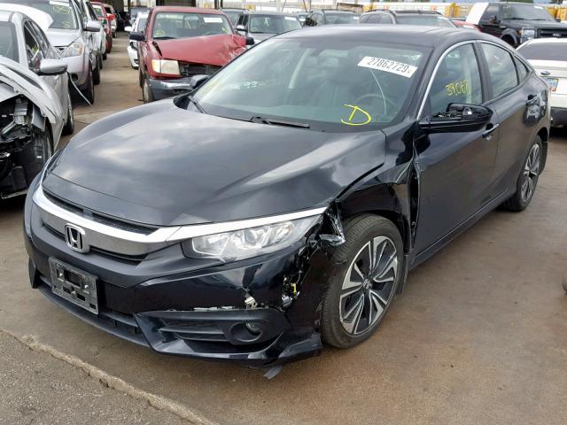 2HGFC1F70HH654551 - 2017 HONDA CIVIC EXL BLACK photo 2