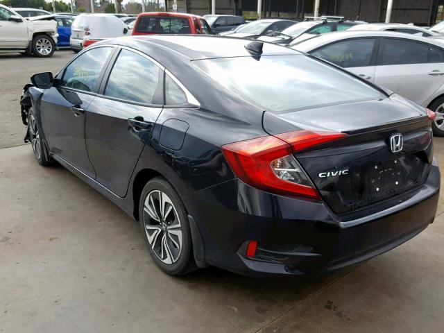 2HGFC1F70HH654551 - 2017 HONDA CIVIC EXL BLACK photo 3