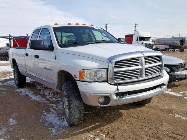 3D7LS38C05G765399 - 2005 DODGE RAM 3500 S WHITE photo 1