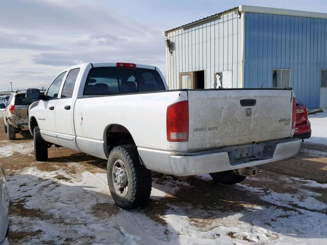 3D7LS38C05G765399 - 2005 DODGE RAM 3500 S WHITE photo 3