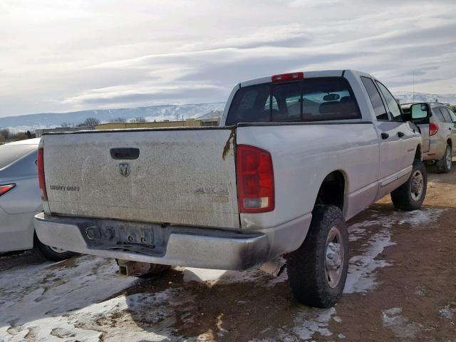 3D7LS38C05G765399 - 2005 DODGE RAM 3500 S WHITE photo 4