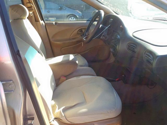 1FALP52U1VG311866 - 1997 FORD TAURUS GL BEIGE photo 5