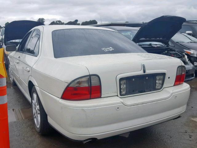 1LNHM87A85Y641745 - 2005 LINCOLN LS WHITE photo 3