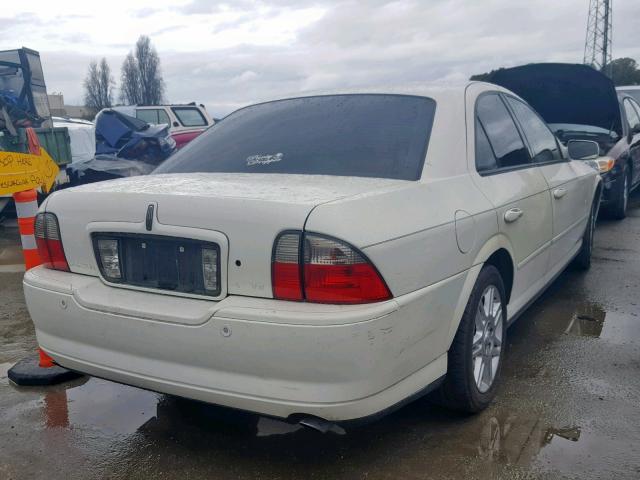 1LNHM87A85Y641745 - 2005 LINCOLN LS WHITE photo 4