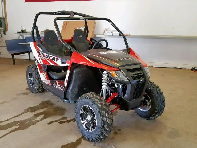 4UE15MPV4FT308318 - 2015 ARCTIC CAT 4 WHEELER RED photo 1