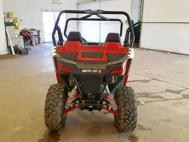 4UE15MPV4FT308318 - 2015 ARCTIC CAT 4 WHEELER RED photo 6