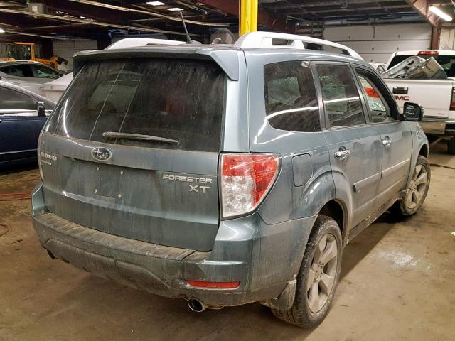 JF2SHGGC8BH748477 - 2011 SUBARU FORESTER T BLUE photo 4